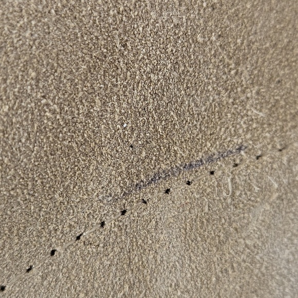 838- Zara Women's Suede Ankle Boots Tan Color Size 6.5 - Picture 7 of 13